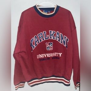 Vintage university crewneck sweater